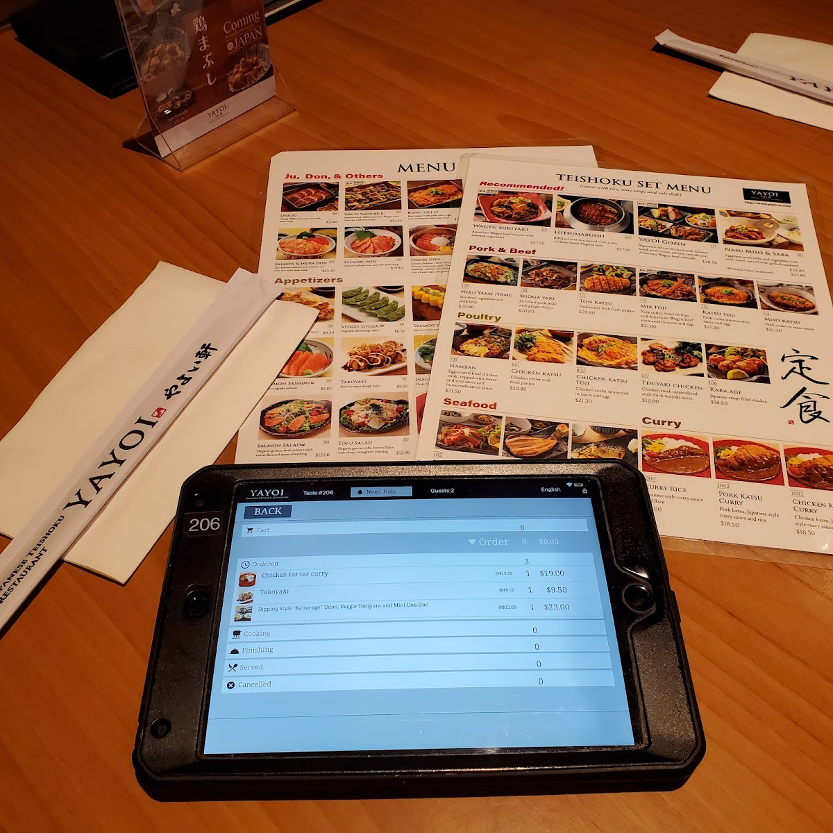 Menu Yayoi Hillsdale-10